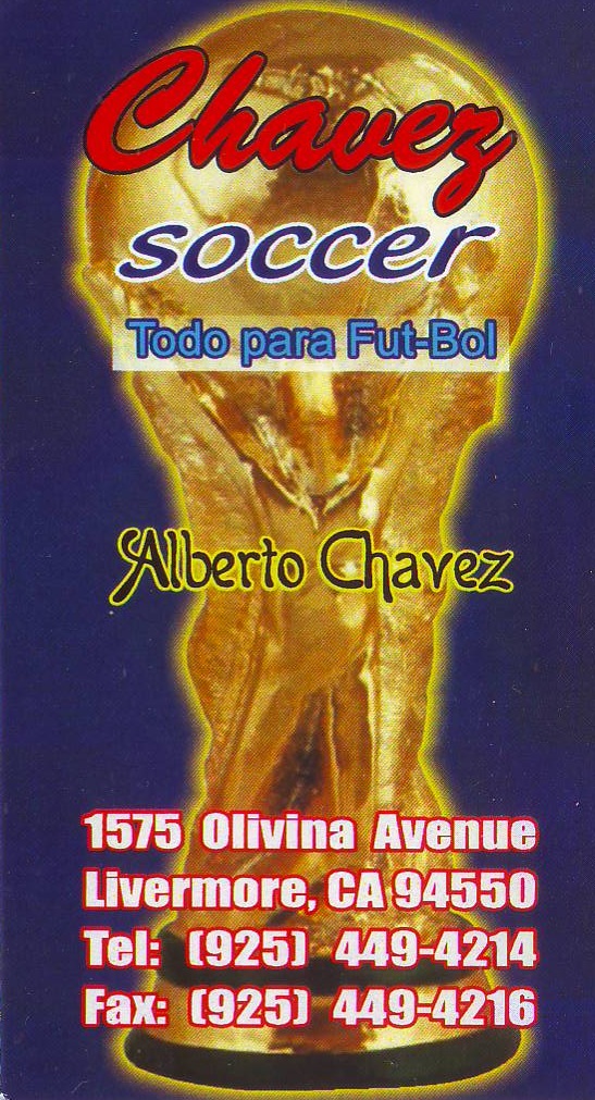 Chavez Soccer Livermore California