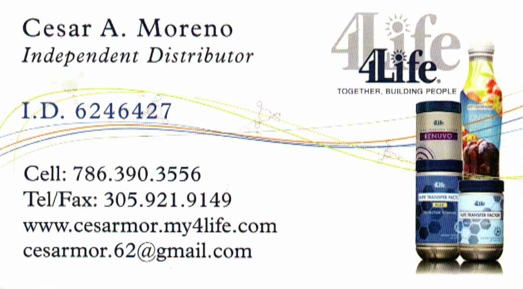 Cesar Moreno 4Life